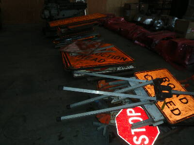 Construction Road Signs