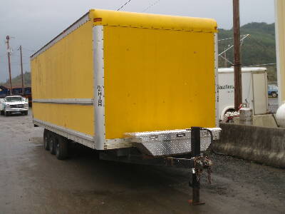 24ft 3-Axle Enclosed Trailer