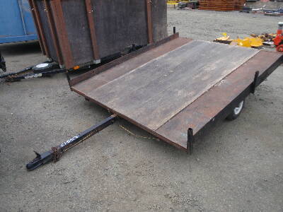 7' x 8' Flatbed Trailer